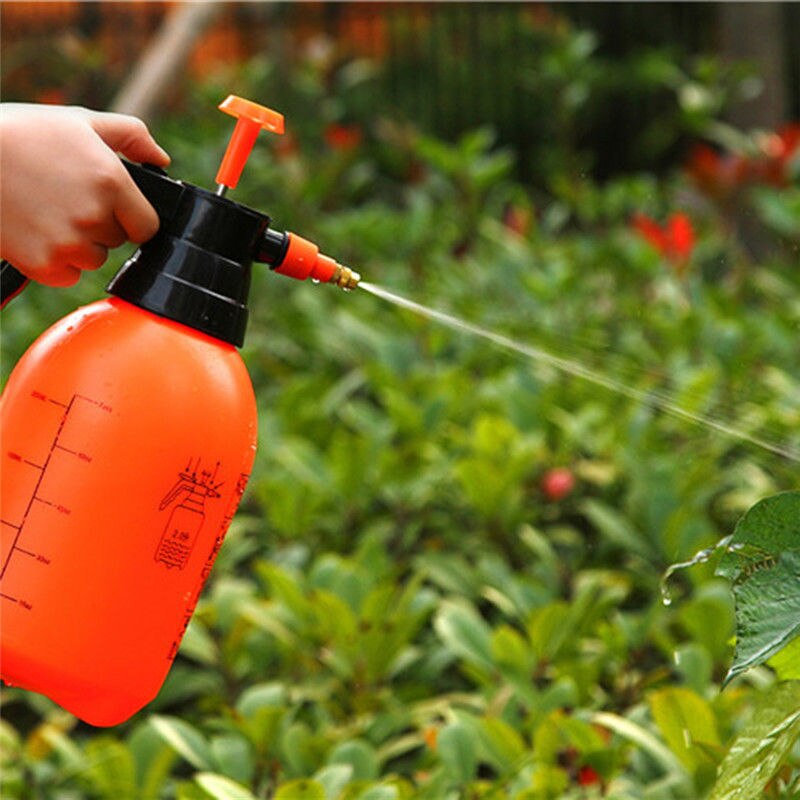 2l/3l sprøjter justerbar bærbar kemisk håndtryksudløser sprøjte plantevanding have vand sprayflaske håndholdt