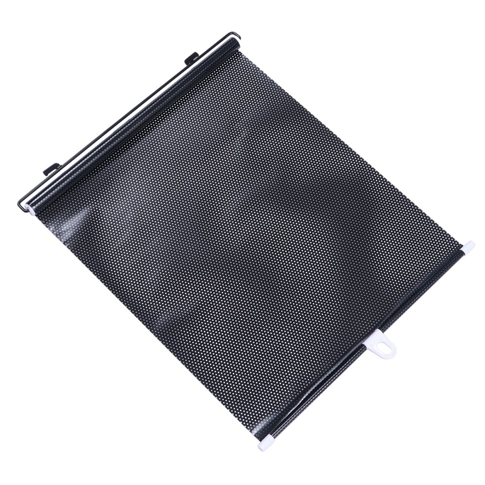 Rideaux de voiture rétractables universels, lot de 2, rouleau de fenêtre, pare-soleil, protecteurs pour stores (noir)