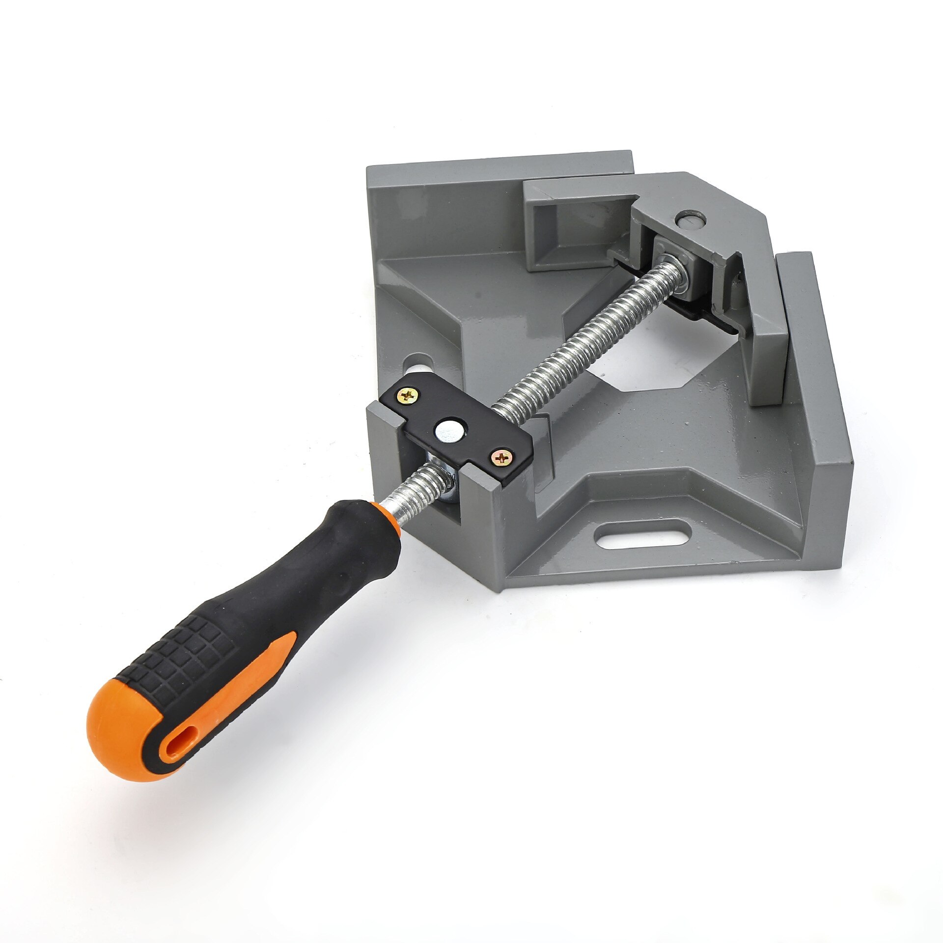 Abrazadera de ángulo recto de 90 grados, accesorio de carpintería, material de aleación, Individual/doble manija: Single handle