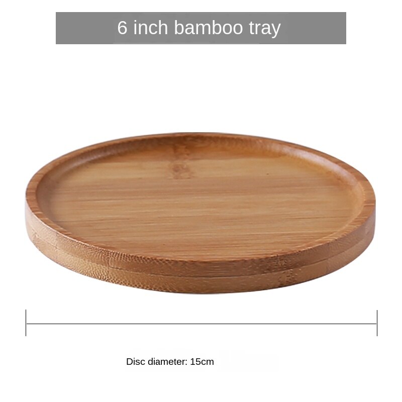 Cake Display Tray, Bread Dessert Tray with Transparent Glass Cover, Simple Multifunctional Cake Accessory Fruit Tray: 1pcs-6 inches