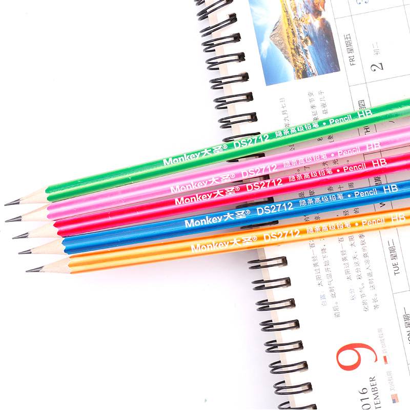 Lote de lápices de madera de 100 Uds., lápices con goma de color caramelo, material de escritura para oficina escolar para niños bonitos, lápiz coreano de grafito