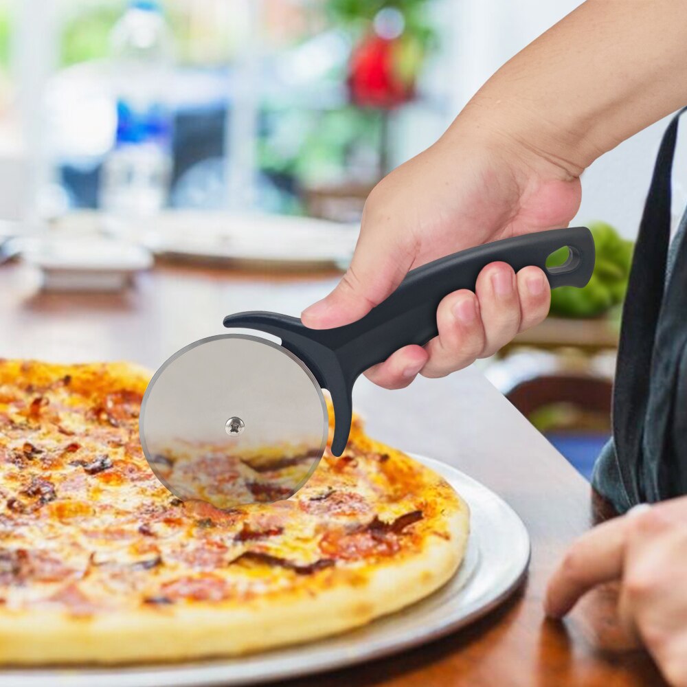 EHZ Pizza Cutter Wheel Stainless Steel Pizza Wheel Super Sharp Pizzar Slicer with Non Slip Handle Kitchen Tool