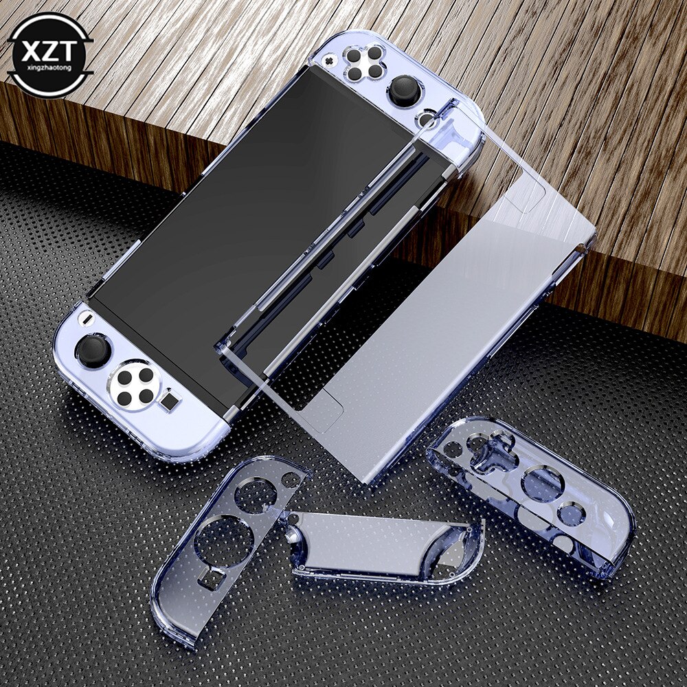 Universele Pc Transparante Protector Case Voor Nintendo Nintend Schakelaar Oled Gevallen Hard Clear Cover Shell Coque Ultra Dunne Tas