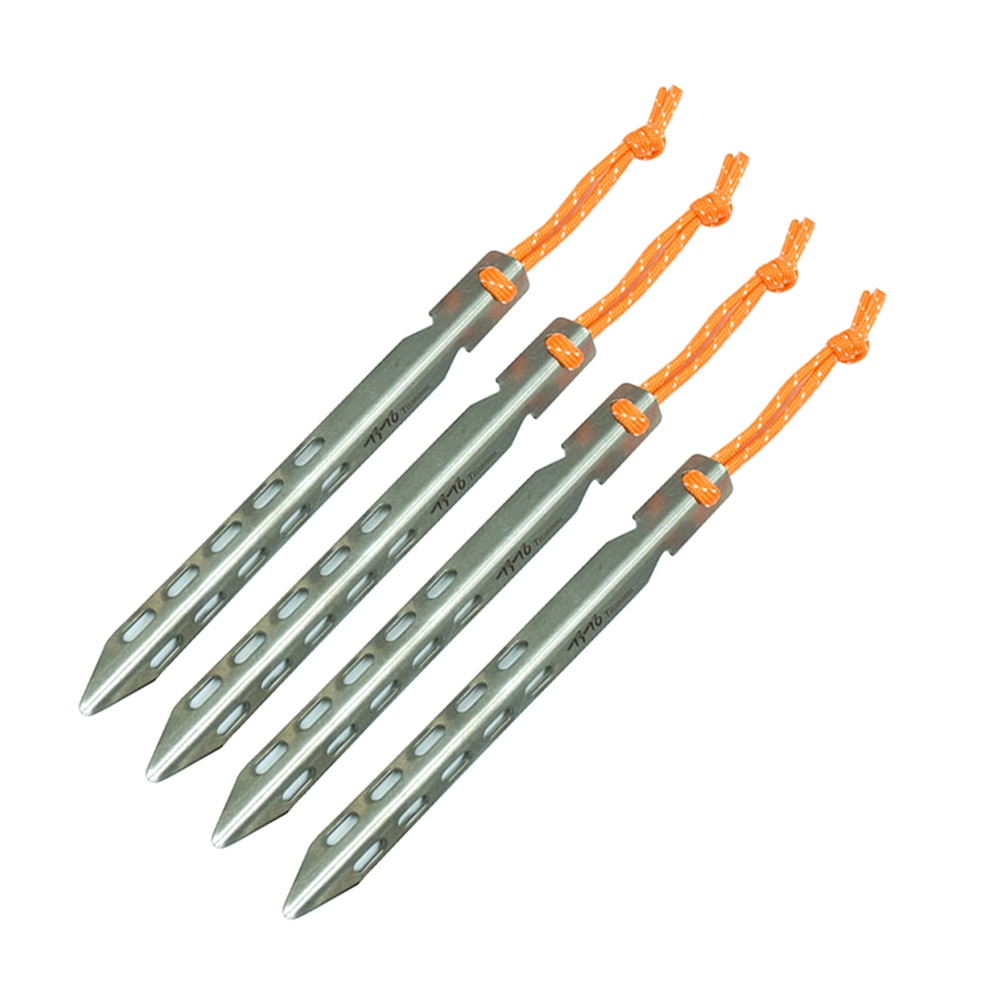 4/6 stk utendørs v-form camping titan teltplugger fortelt Strand negler innsatsverktøy