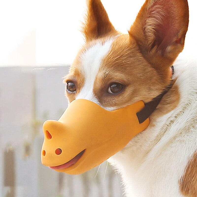 Rhino Mond Vorm Verstelbare Hond Muilkorf Tough Duurzaam Anti Bijten Barking Dog Mond Cover Ademend Hond Training