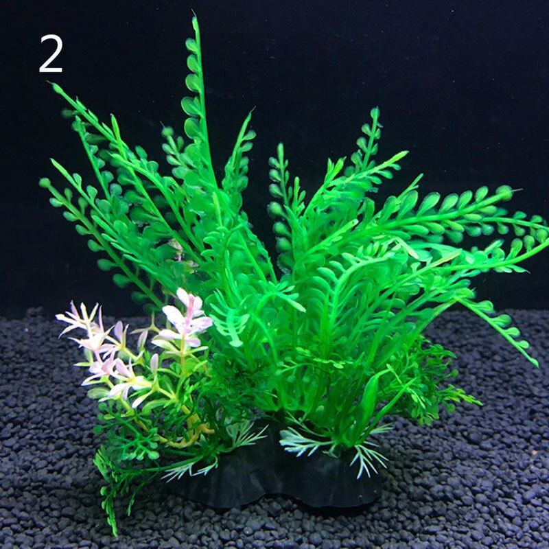 12 Soorten Aquarium Decoratieve Planten Waterplanten Decoratieve Fish Tank Decoratie Kunstplanten Accessoires Iandscaping 14Cm: 2