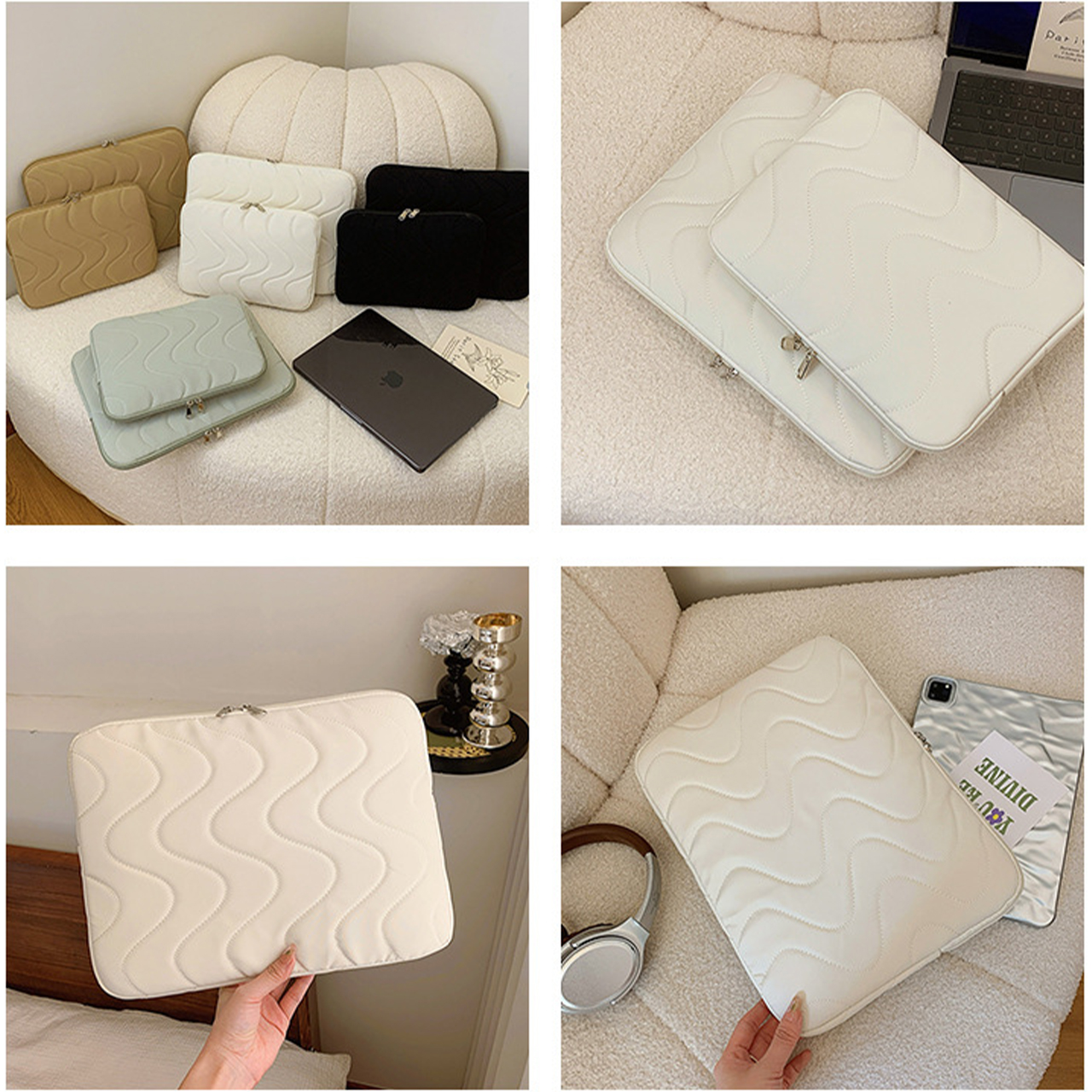Fundas bonitas para ordenador portátil, funda de transporte para 11, 12, 13, 14 pulgadas, bolsas para Macbook, Ipad 9,7, 10,2, 10,9 pulgadas, HP, lenovo, accesorios