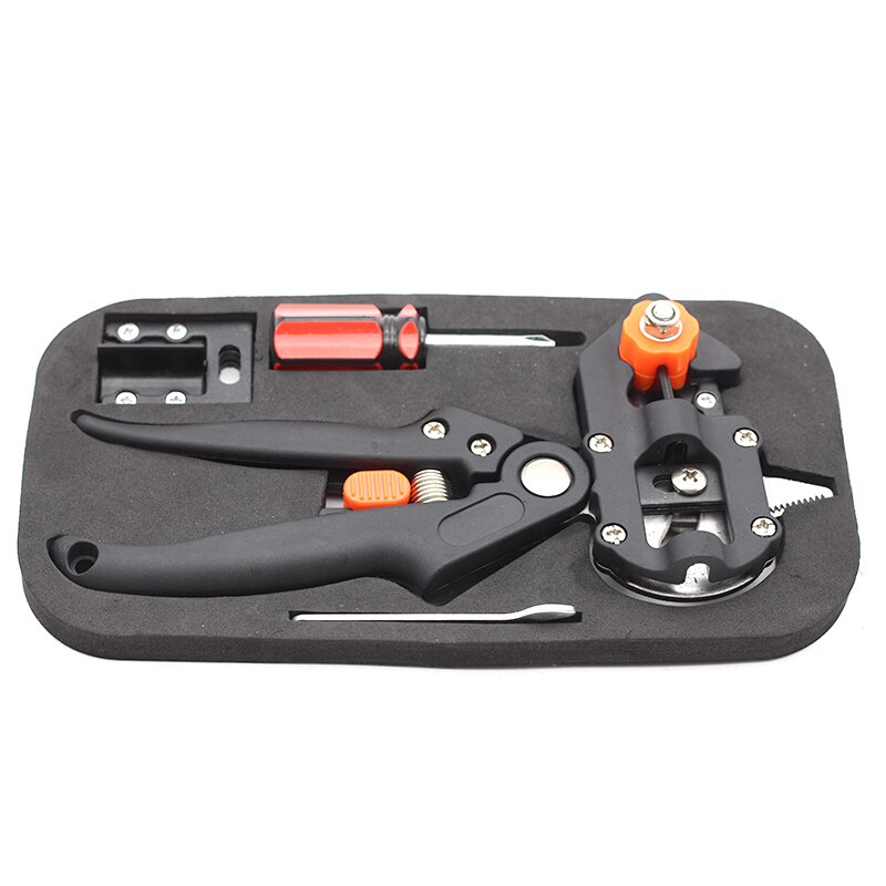 Grafting Machine Garden Tools Fruit Tree Pruner with 2 Blades Tree Grafting Tools Secateurs Scissor Grafting Tool Cutting Pruner