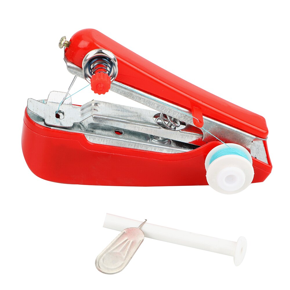 Random Color Portable Sewing Machine Travel Manual Home Embroidery Simple Operation Sewing Tools Small
