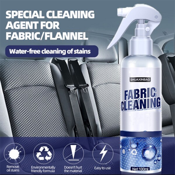 Car Interior Fabric Cleaning Agent 100ml Multi-purpose Cleaning Agent Spray Cleaning Tool B88