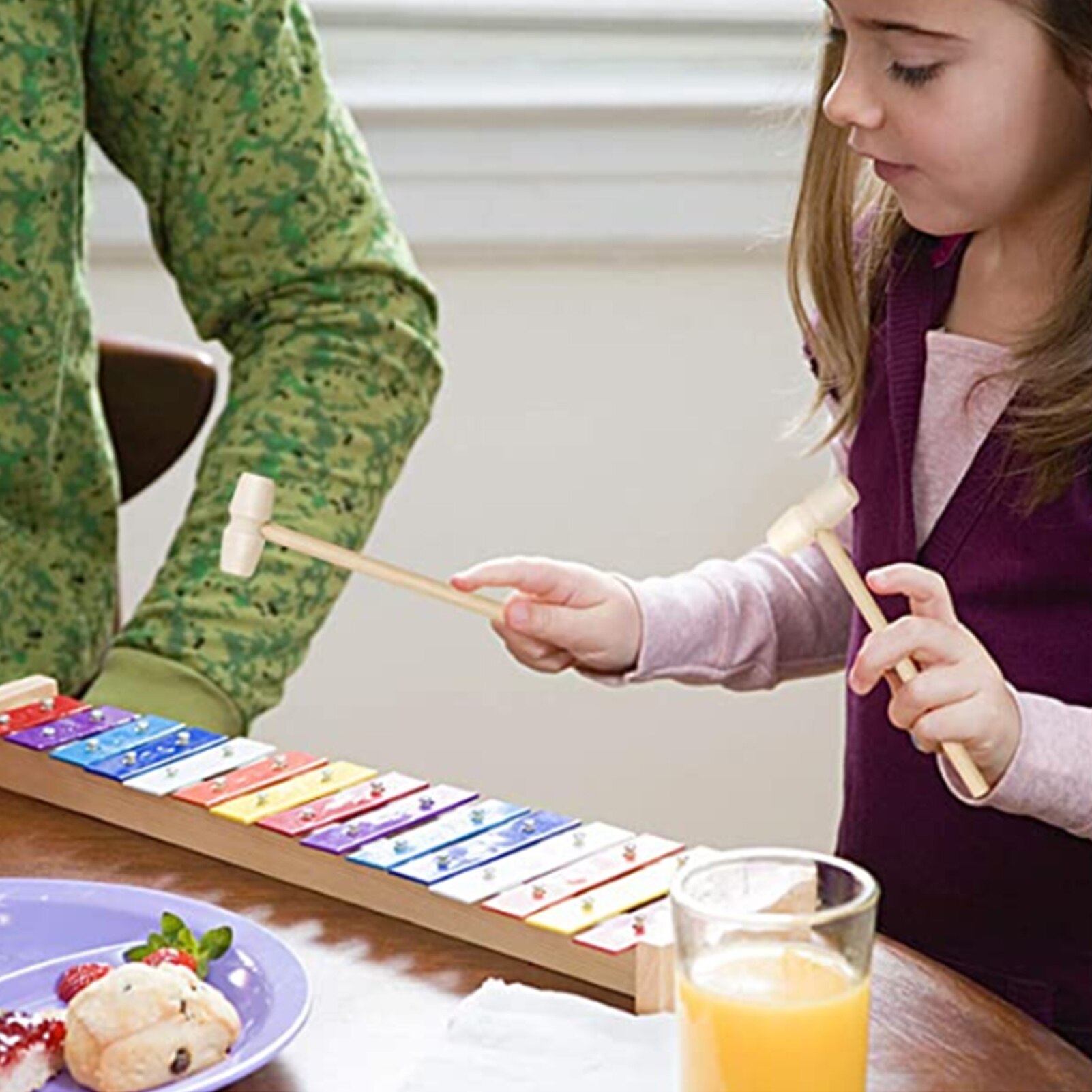 10 Stuks Diy Houten Chocolade Hamer Stevige Veilig Kleine Mallet Mini Houten Hamer Rammen Speelgoed