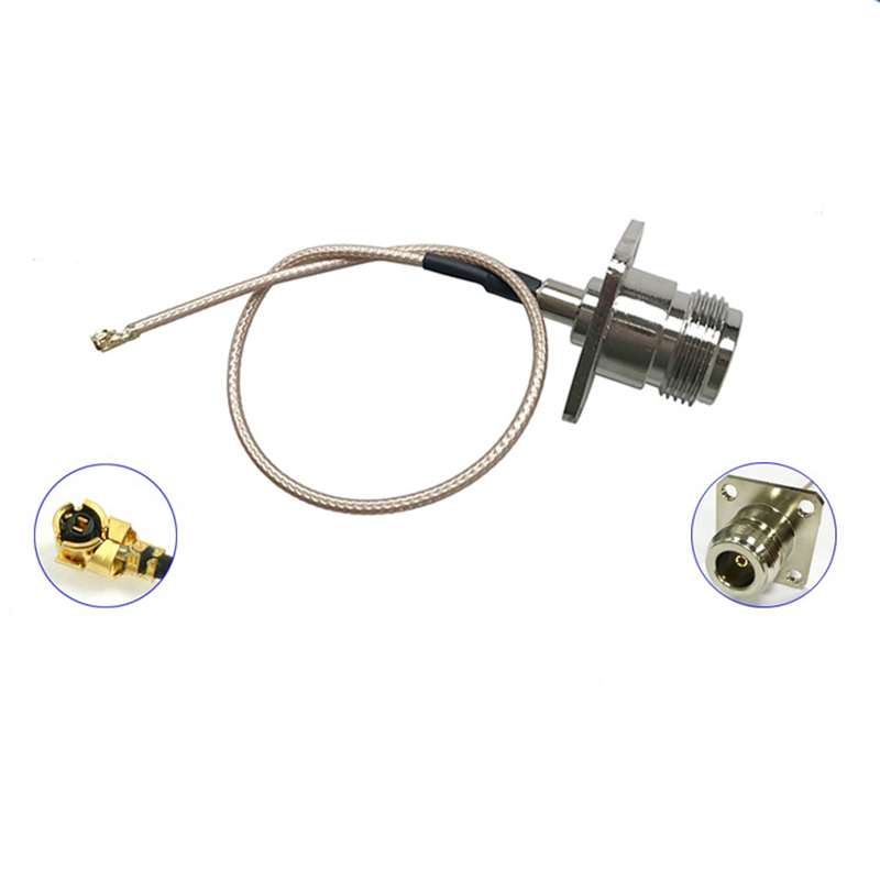 Oiyagai 10pcs IPX Female to IPX U.FL Female RF113 1.13mm Cable Wire
