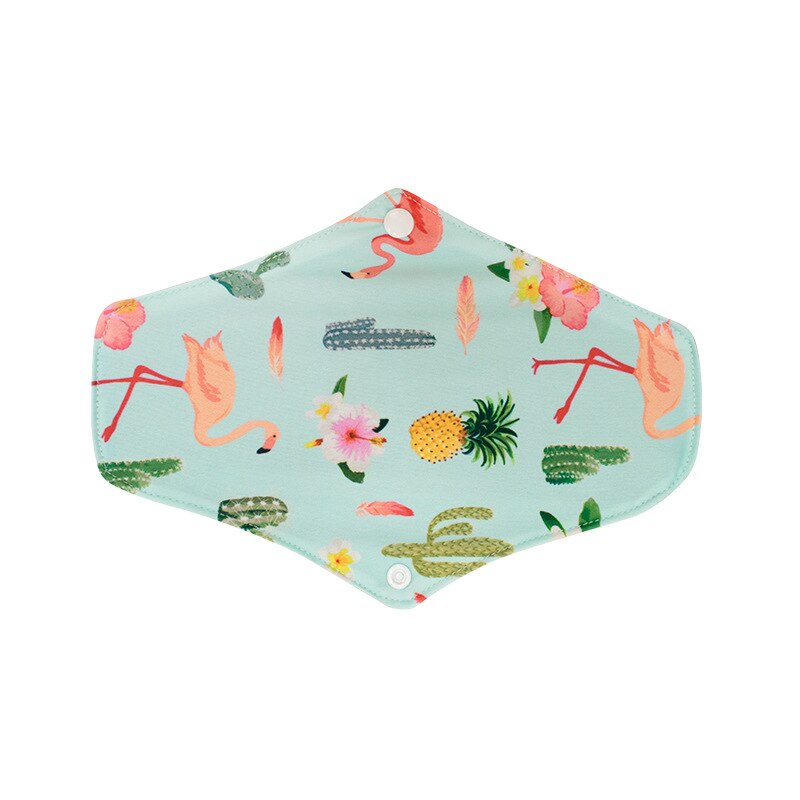 18*25CM Menstruations Pads für Nacht Verwenden frauen feminin higgiene mehrweg menstruations Pad Atmungs Waschbar Tuch Pads: YWS-M13