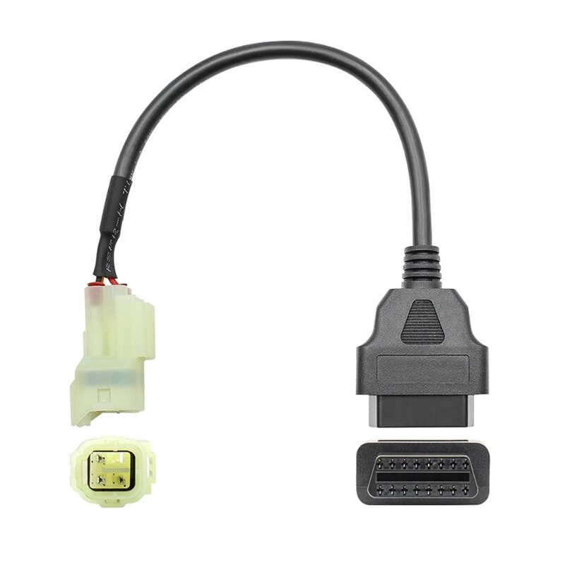 OBD2 Kabel Connector Scanner Compatibel Met Honda-Motorfiets 16Pin Om 4Pin Diagnostische Adapter Connector Kabel Scan Tool L41A: Default Title