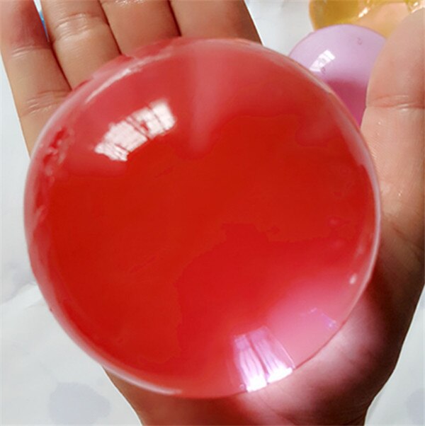 10 Stck Große Hydrogel Kugeln Perle Geformt Sehr Große 13-17mm Kristall Boden Wasser Perlen Schlamm Wachsen Ball hochzeit Dekor Wachsenden Lampen: 2