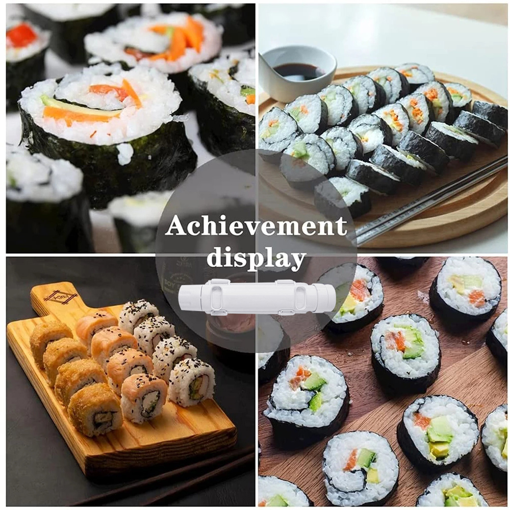 Sushi maker hurtig sushi bazooka japansk rulle ris form vegetabilsk kød rulle værktøj gør-det-selv sushi fremstilling maskine køkkenværktøj