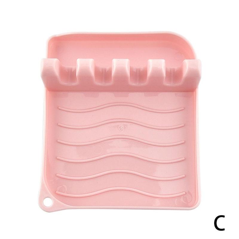 Multifunctional Soup Spoon Pad Pot Cover Bracket Non-slip Heat-resistant Suitable for Shovel Spoon Pliers Kitchen Gadgets: C