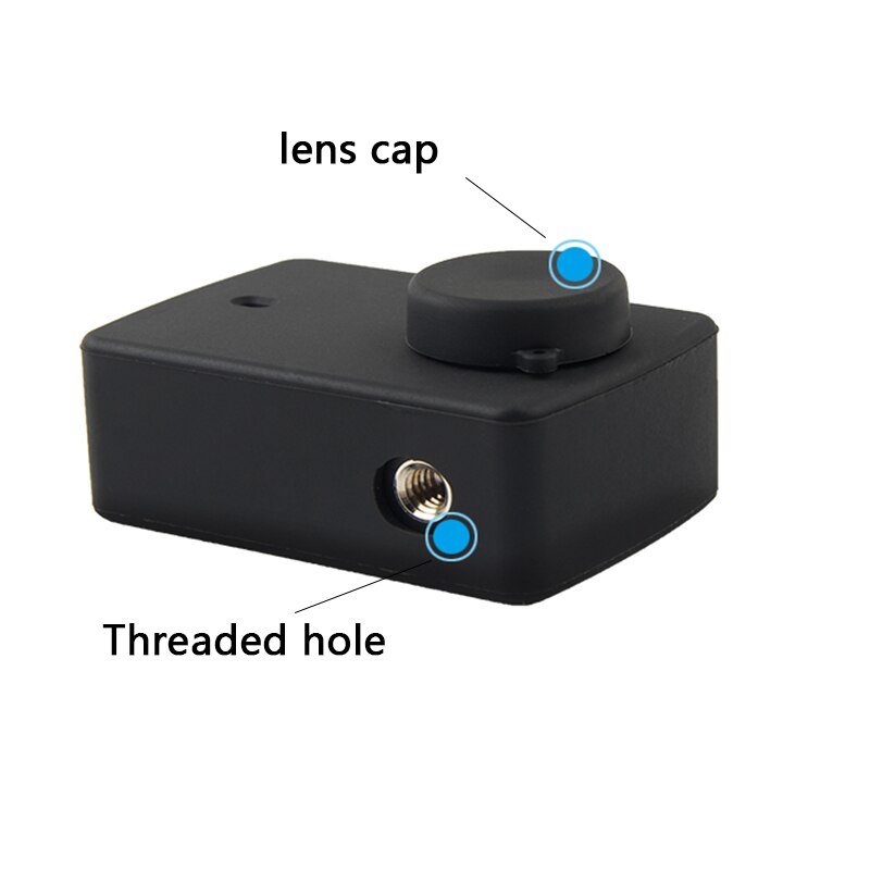 Siliconen case Cover + lens cap voor Xiaomi YI 4 K Xiaoyi 4 K Lite yi 4 K PLUS Actie sport Camera Beschermende Behuizing Accessoires