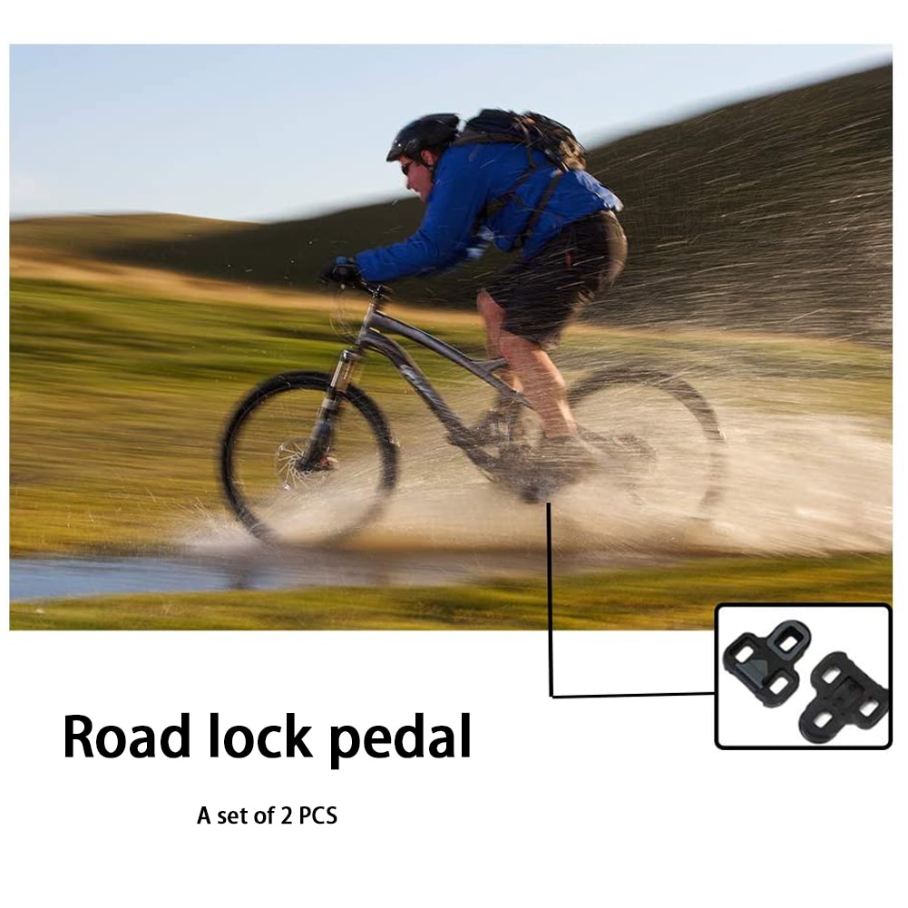 Bicycle Self-Locking Pedal Cleat 4.5 Degree Road Bike Lock Plate For LOOK KEO Pedal Nylon Cycling Cleats Accessories