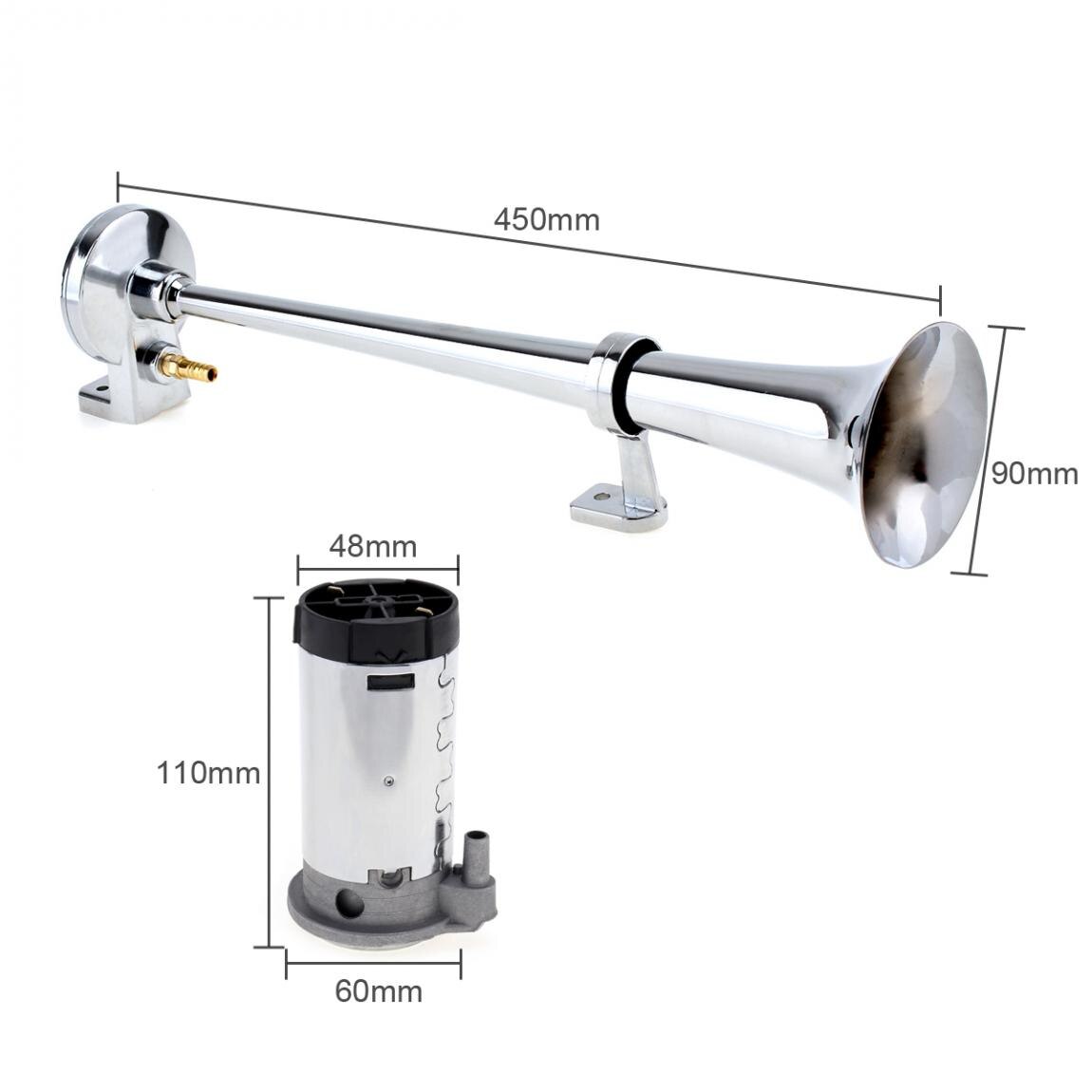 12V / 24V 150dB Super Loud Four Trumpet Air Horn Car Styling Parts Car Auto Loudspeaker for Car Vehicle Truck Train Boat SUV: 150dB Air Horn 6