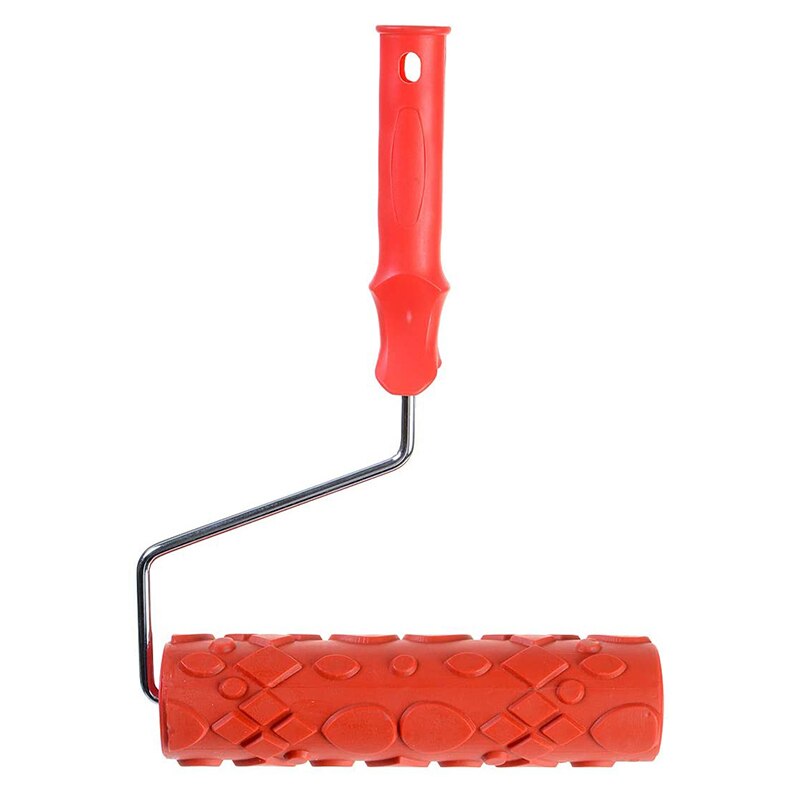 per esempio109T in Rilievo Rullo di Vernice 10 Pollici di Gomma Modello di Legno Graining Strumento Zigrinatura per la Decorazione Della Parete