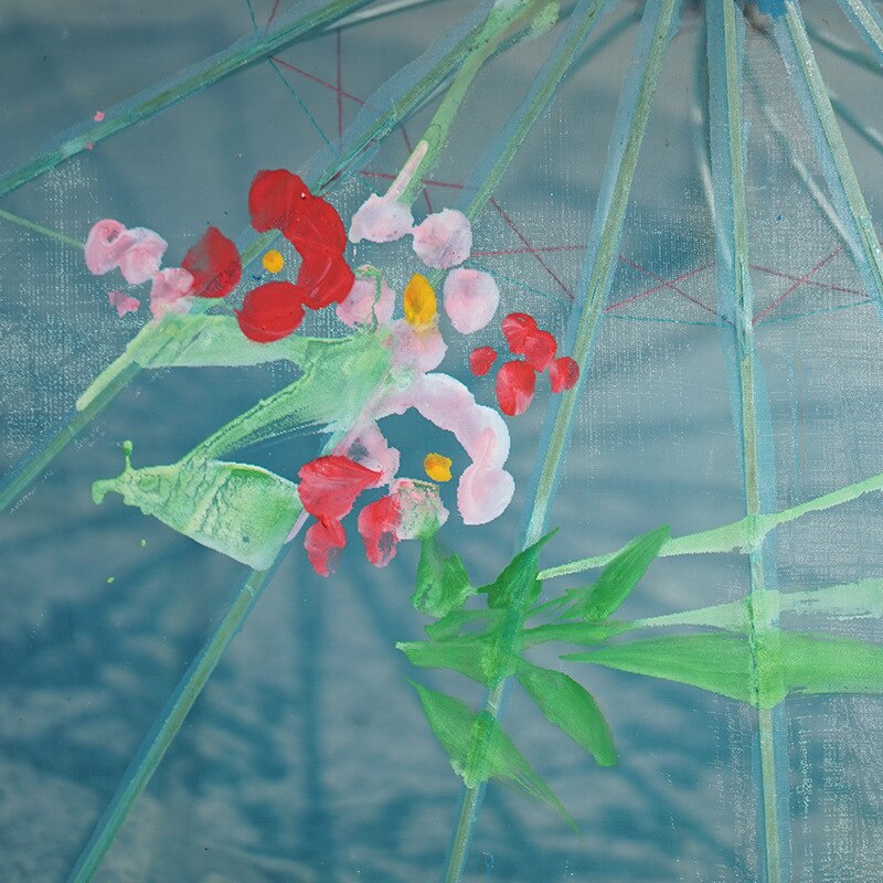 Dance Umbrella rain women Prop Oiled Paper Decoration Umbrella Transparent Silk Umbrella paraguas inverso pederneira Chinese
