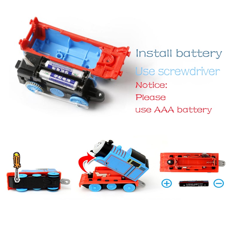 Originale Electronal Thomas e Gli Amici Pista Elettrica Maestro 1:43 Treni Motore Modello In Metallo Auto di Uso Della Batteria Materiale di Giocattoli Per Bambini