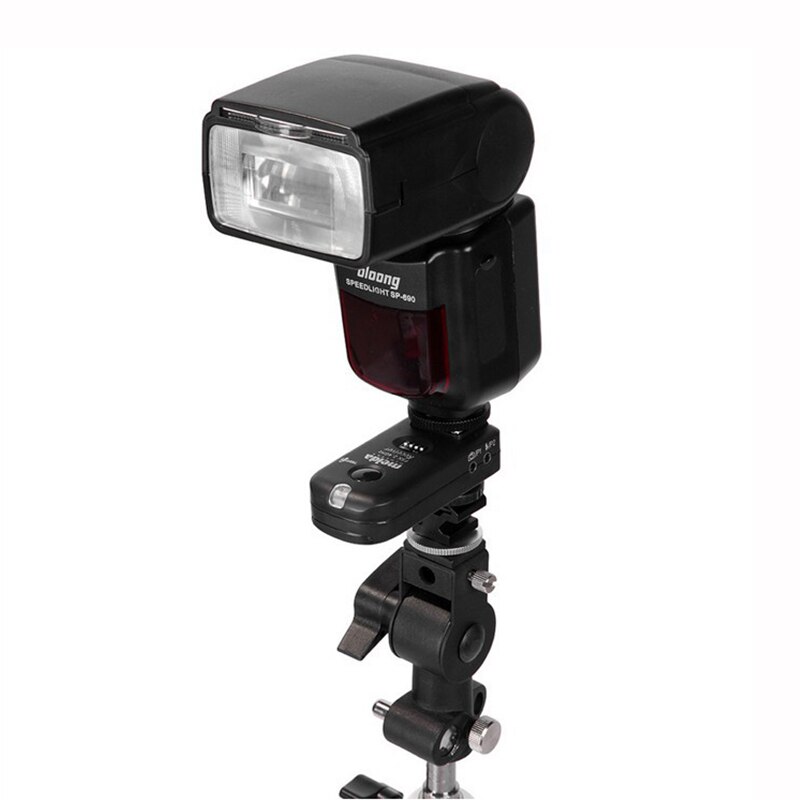 Type D Flash Shoe Paraplu Houder Bracket 1/4 &quot;tot 3/8&quot; Schroef Adapter voor Camera Flash Speedlite LED light Light stand