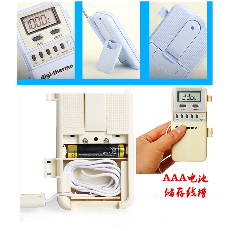 Electronics Number Show Food Things Exceed Temperature Call The Police Water Thermometer Insert Needle Type Barbecue Beef Cattle