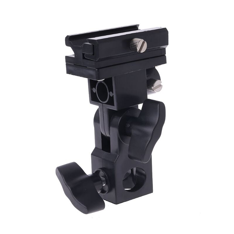 Photo Flash Adattatore Hot Shoe Mount Girevole Luce Del Basamento della Staffa B Umbrella Holder