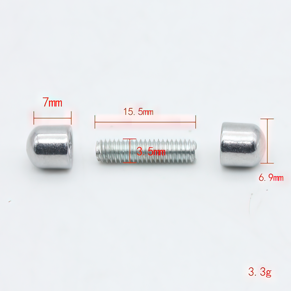 2 st/set stativ för fotoram i stål, akryl, väggavstånd, skruvklämma, reklamskylthållare, 7*76/100mm: Brons