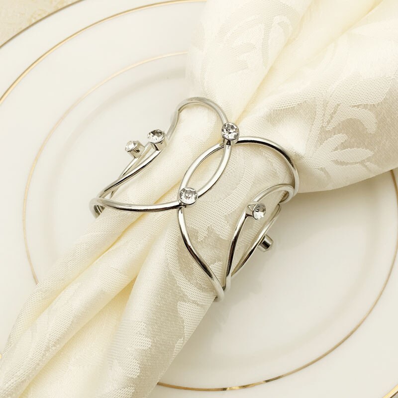 Pochette Donna Elegante In Chiffon Con Fiore Diamantato