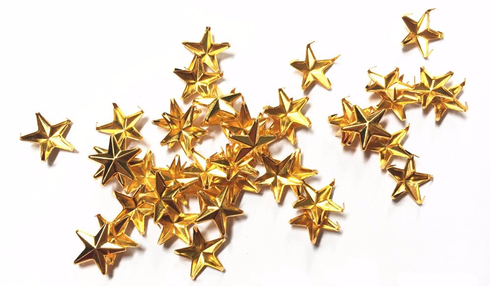 100 Pcs Star Studs Metalen Klauw Kralen Nailhead Punk Klinknagels Met Spikes (20mm)