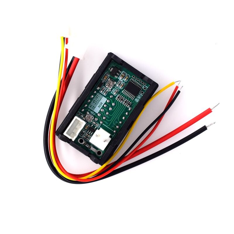 Am05-dc 0-100v 10a digital voltmeter amperemeter dobbelt display spændingsdetektor strømmåler panel amp volt måler 0.28 tommer rød rød