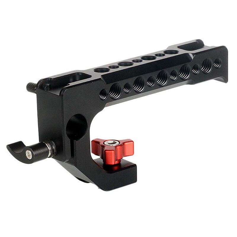 Câmera lidar com alça superior queijo lidar com câmera dslr gaiola alça superior 15mm haste buraco sapato frio sapato quente 1/4 Polegada 3/8 Polegada