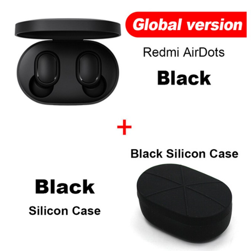 Original Xiaomi Redmi Airdots Xiaomi Wireless earphone Voice control Bluetooth 5.0 Noise reduction Tap Control in stock