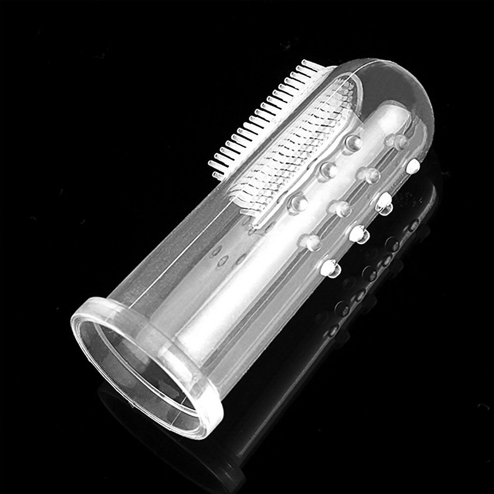 Orale Gezondheidszorg Baby Kid Zachte Siliconen Vinger Tandenborstel & Gum Massager Brush Schone Tanden Baby Oral Care