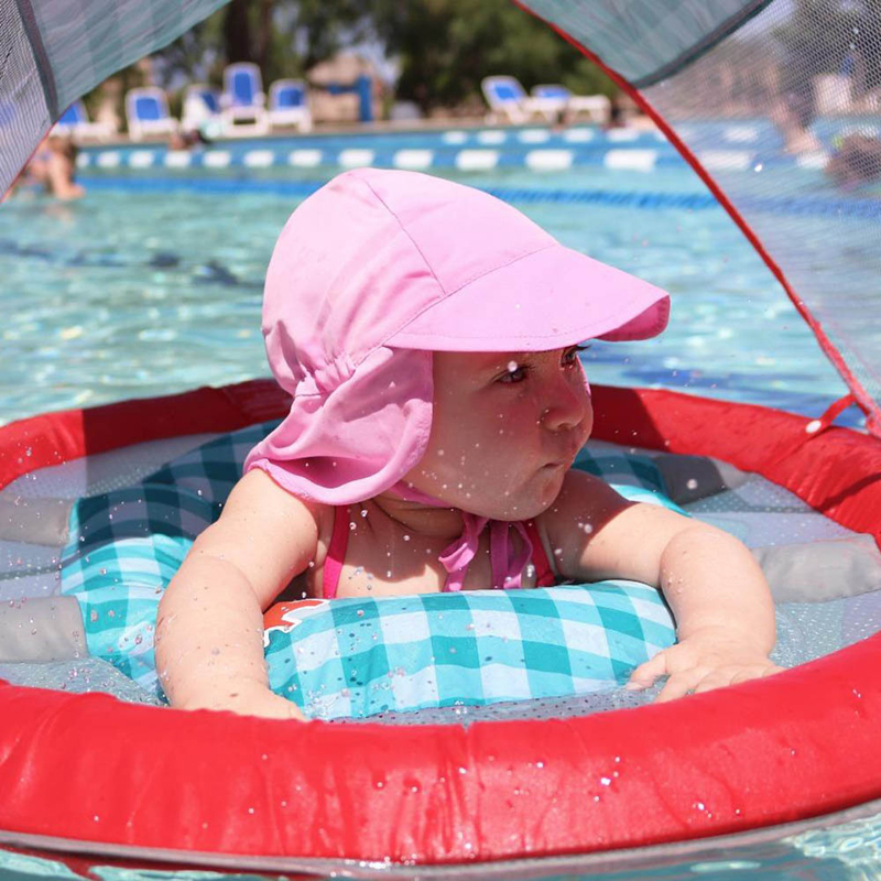 Gorro de Sol para bebé, gorro de verano para exteriores con protección UV para playa para niños y niñas, gorro con solapa para natación de 0 a 5 años