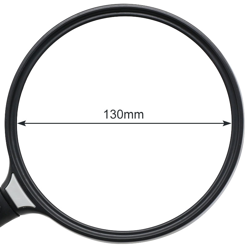 5X Vergrootglas Monocle Lens Ketting Vergrootglas Loep (Zilver