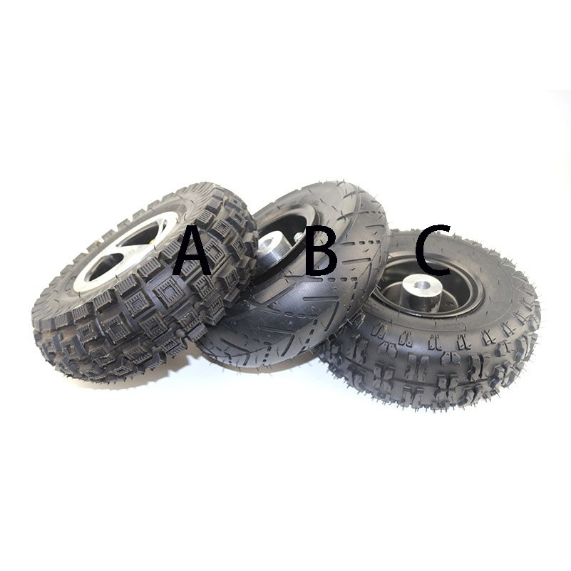 3.00-4 4.10-4 pneumatici ruote 4 pollice centro orlo con 4.10-4 pneumatico e tubo interno misura ATV Quad andare Kart 47cc 49cc