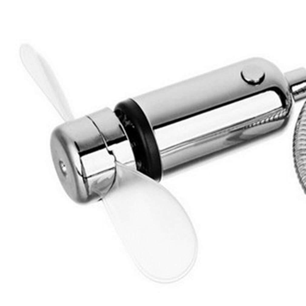 Hand Mini Usb Fan For Laptop Pc Notebook Real Time Display Usb Real Clock Fan Soft Fan Blade Clock Fan