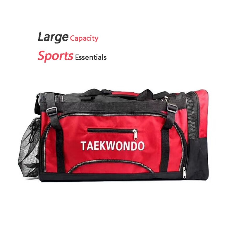 Bolsa de Taekwondo para adulto, bolso de hombro de gran capacidad, para Karate, Sanda, equipo de protección, bolsa de deporte de boxeo