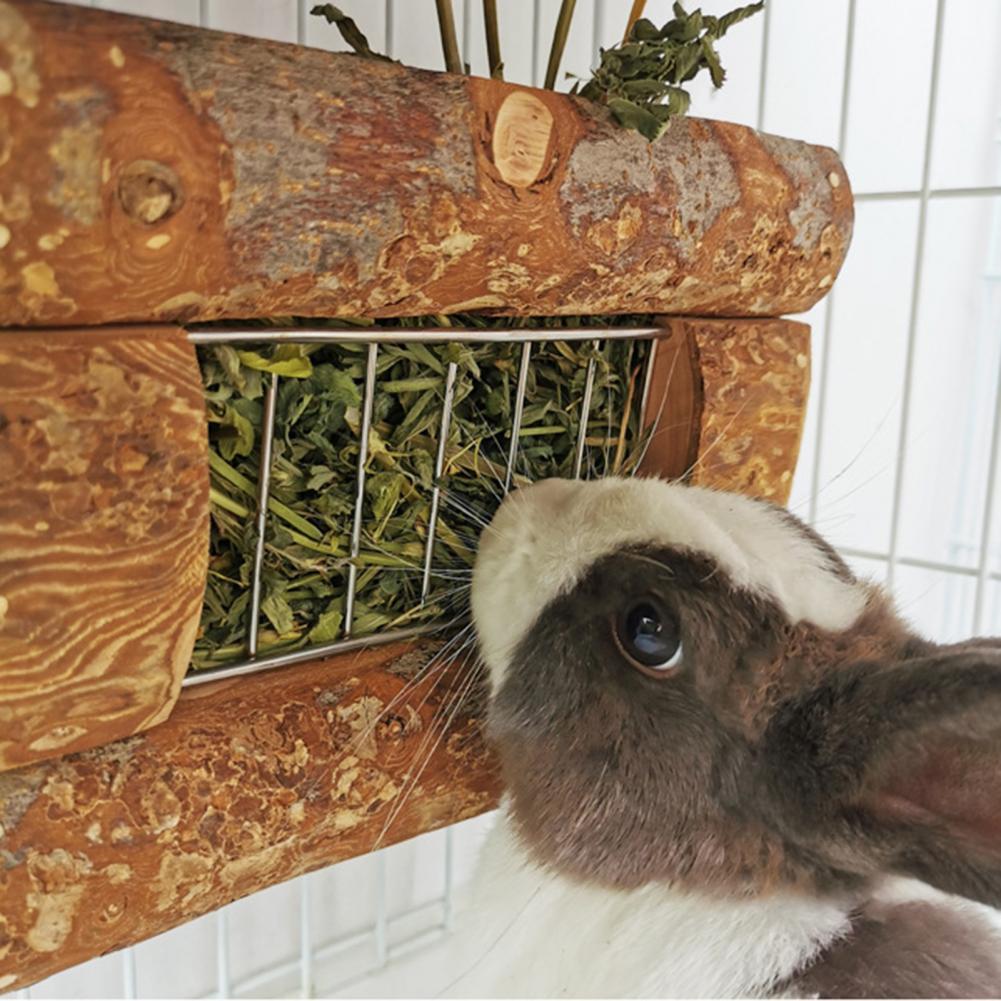 Tragen Beständig Holz Alle-Zweck Hase Guinea Schwein Heu Zubringer für Wald