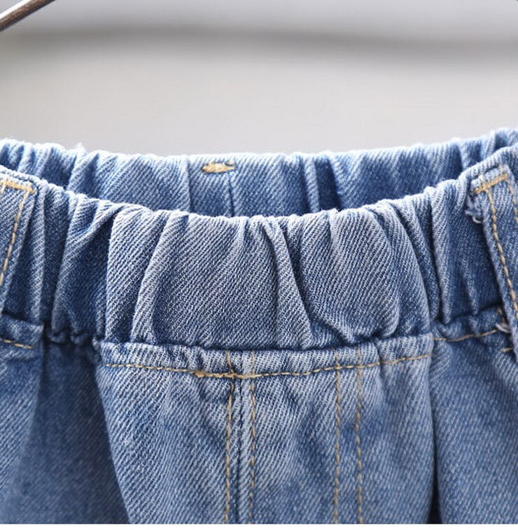 Boys Pants Jeans Boys Jeans for Spring Fall Children's Soft Denim Trousers Haren Kids loose Splicing Pants