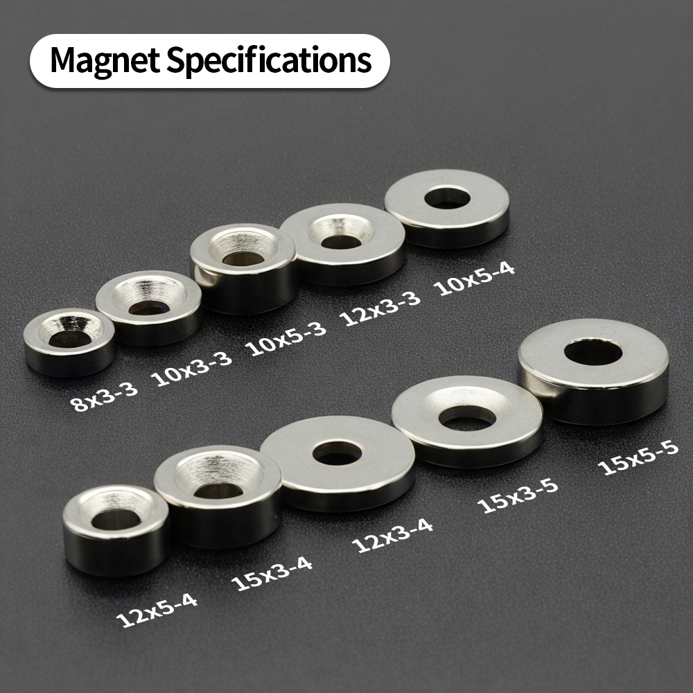 Supersterke ronde magneet met gaten Koelkastmagneet voor koelkast, doe-het-zelf, gebouw, wetenschappelijk, knutselen en kantoormagneten