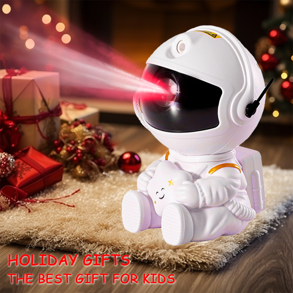 Galaxy star projector led night light starry sky astronaut projector lamp for bedroom decoration home decorative children