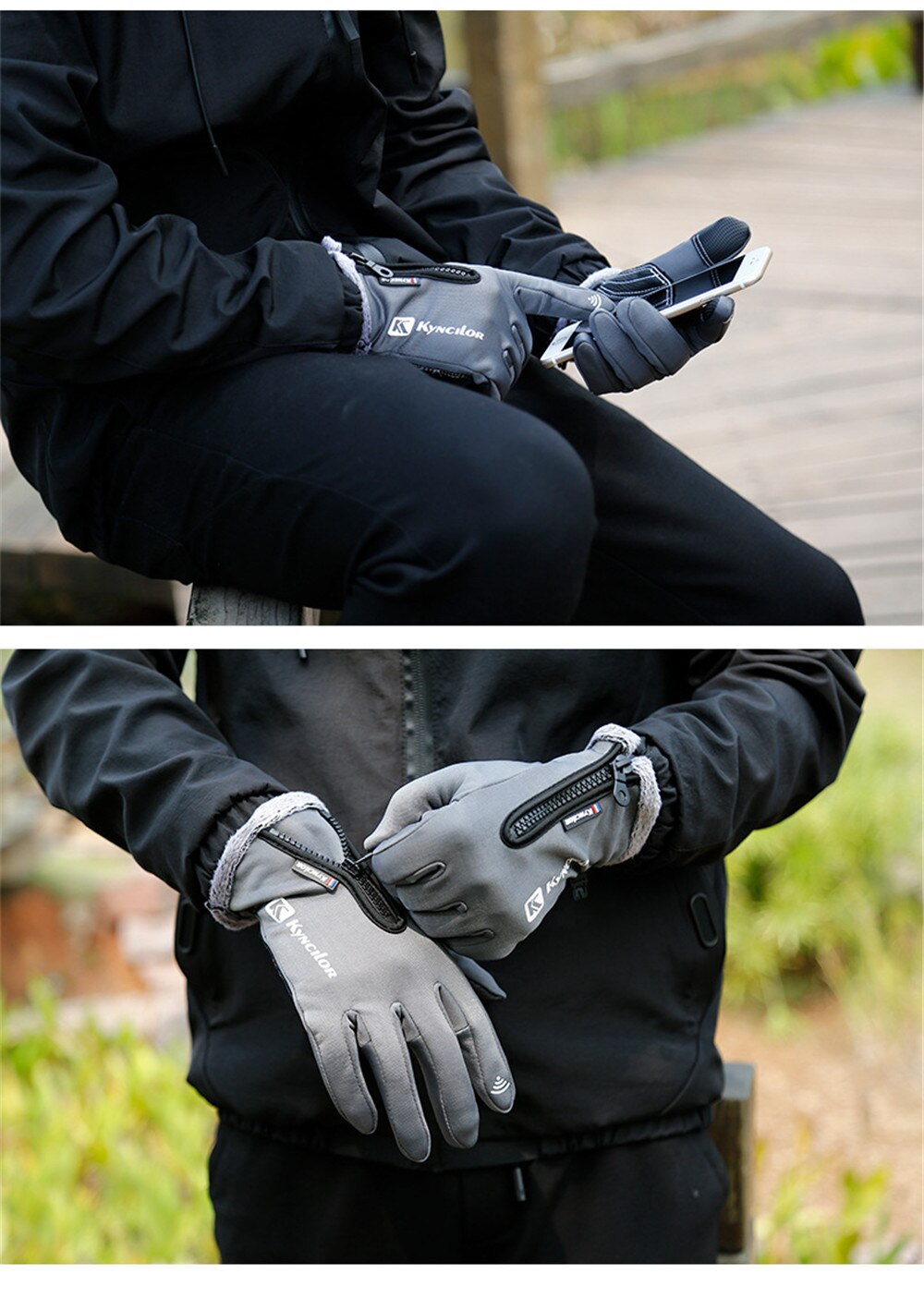 Fly Fishing Glove Waterproof Anti-Slip Breathable Fishing Gloves Full Finger Durable Cycling Gloves Pesca Fitness Carp Hiking