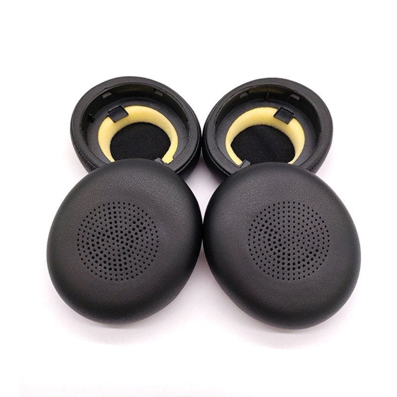 Almohadillas de cuero Premium para JABRA ELITE 45H Evolve2 65 almohadillas de cojín para auriculares QX2A