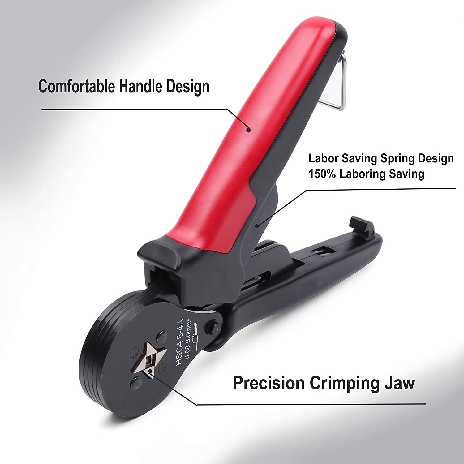 Crimping Plier Kit,AWG28-10 Mini Wire Crimper Tool Set with 1640PCS Wire Terminals Crimping Connectors Wire End Ferrules