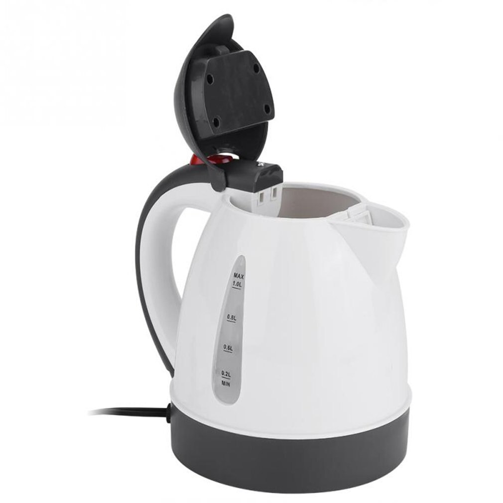 12V 24V Vehicle Truck 1000ml Kettle Water Boiled Heater for Tea Coffee Stainless Steel Large Capacity